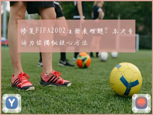 修复FIFA2002注册表难题?本次专访为你揭秘核心方法